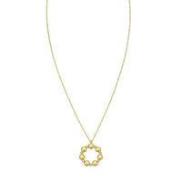 14K Yellow Gold Diamond Cut Cable Chain Necklace