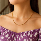 14k Yellow Gold Bead Chain (2.50 mm) thumbnail 3