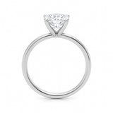 2 Carat Cushion Lab Grown IGI G/VS1 Diamond Solitaire Ring in 10K White Gold thumbnail 4