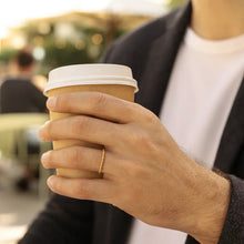14K Yellow Gold Twisted Stackable Ring