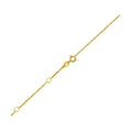 14K yellow gold double rope chain, 0.85 mm fine twisted link pattern