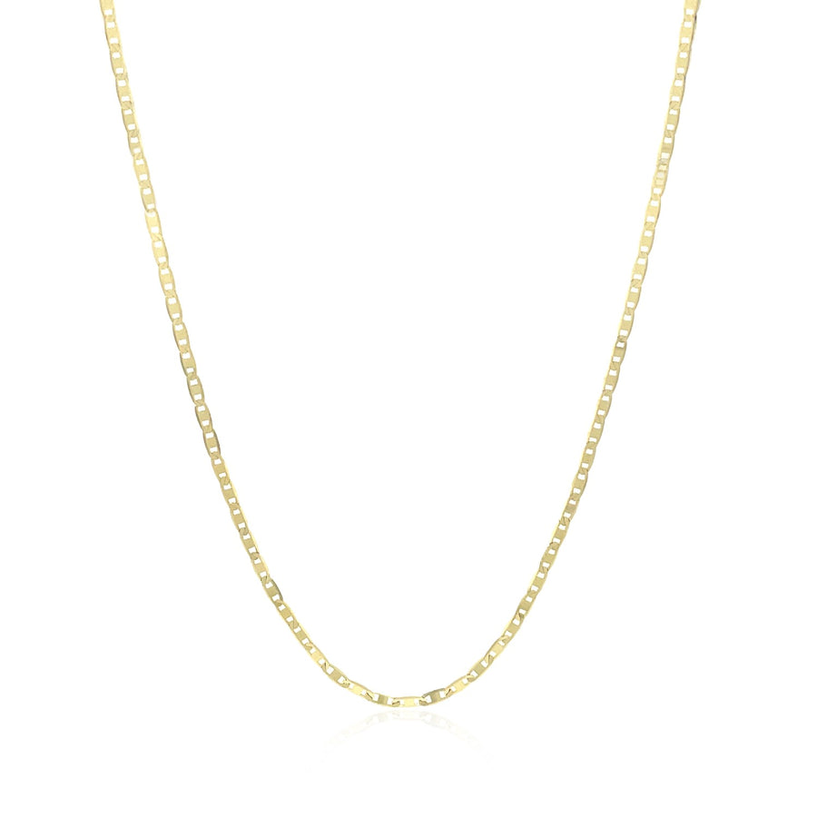 10k Yellow Gold Mariner Link Chain (1.20 mm)