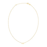 14K Yellow Gold Aquarius Necklace thumbnail 2