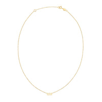 14K Yellow Gold Aquarius Necklace