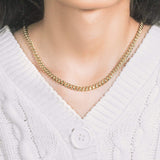 10k Yellow Gold Semi Solid Miami Cuban Chain (5.00 mm) thumbnail 6
