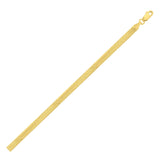 14K Yellow Gold Oval Snake Chain (4.40 mm) thumbnail 1