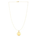 14K yellow gold Tree of Life openwork locket pendant necklace