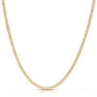 Ice Barrel Chain in 14k Yellow Gold (3.14 mm)