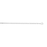 Sterling Silver Rhodium Plated Moon Cut Bead Chain (4.00 mm) thumbnail 3