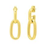Link Drop Earrings in 14K Yellow Gold thumbnail 1