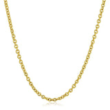2.2mm 14K Yellow Gold Forsantina Lite Cable Link Chain thumbnail 2