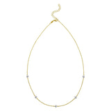 14K Two Tone Gold Classic Paperclip Chain Necklace thumbnail 2