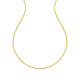 14K yellow gold sparkle spring chain necklace 1.90 mm diamond-cut links thumbnail 1