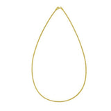 14K Yellow Gold Sparkle Spring Chain Necklace (1.90 mm) thumbnail 2