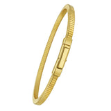 Gold Over Sterling Silver Cubogas Chain Bracelet thumbnail 1