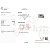 3 Carat Round Lab Grown IGI G/VS1 Diamond Solitaire Ring in 10K Yellow Gold