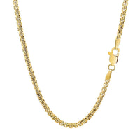 14k Yellow Gold Solid Round Box Chain (3.6 mm)