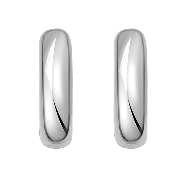 Sterling Silver Round Hoop Earrings