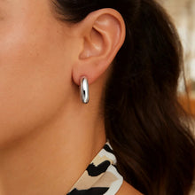 Sterling Silver Round Hoop Earrings