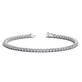 Lab Grown Round Diamond Tennis Bracelet in 14k White Gold (3 cctw F/G  VS2/SI1) thumbnail 1