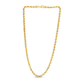 14k Yellow Gold Light Rope Chain (4.3 mm) thumbnail 3