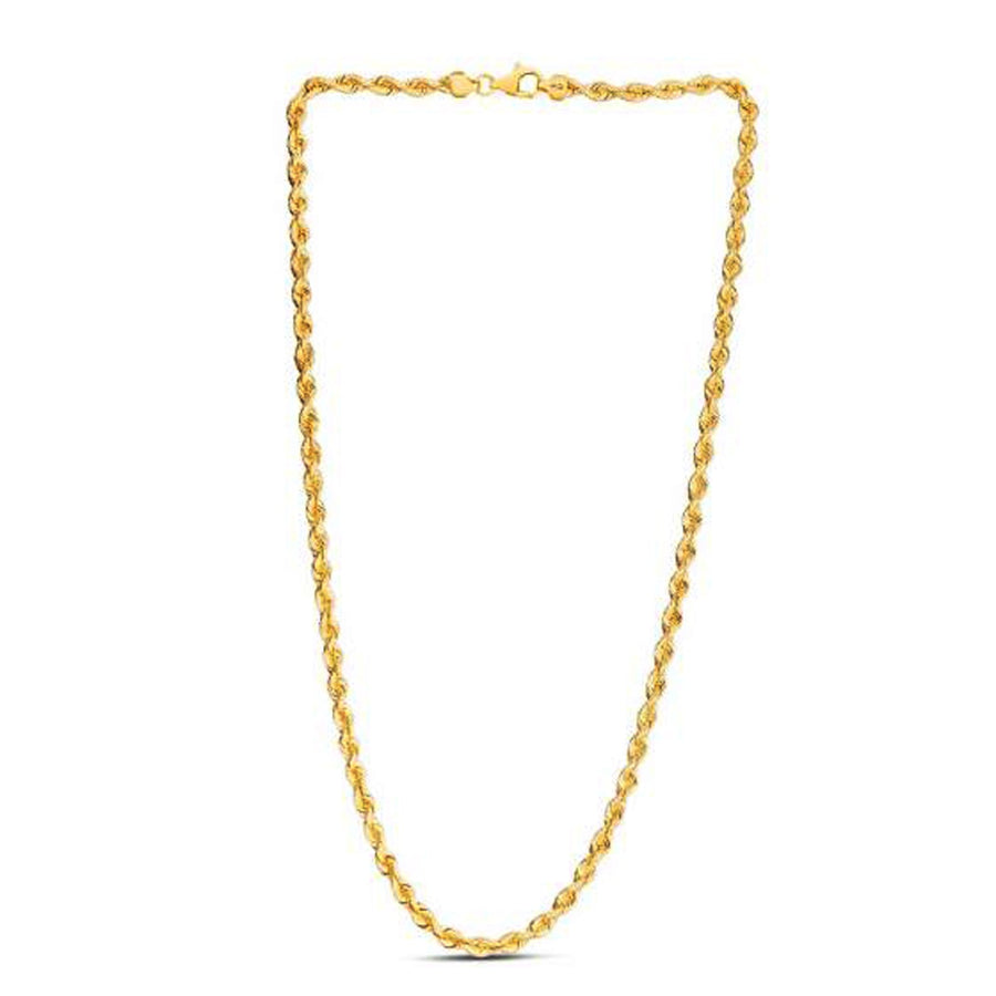 14k Yellow Gold Light Rope Chain (4.3 mm)