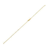 Extendable Bead Chain in 14k Yellow Gold (1.00 mm) thumbnail 1