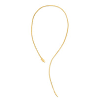 14k Yellow Gold Serpent Necklace