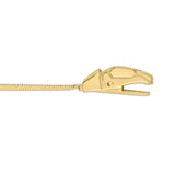 14k Yellow Gold Serpent Necklace thumbnail 3