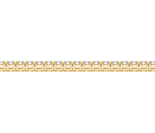 Lab Grown Round Diamond Tennis Bracelet in 14k Yellow Gold (6 cctw F/G  VS2/SI1)