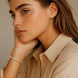 Lab Grown Round Diamond Tennis Bracelet in 14k Yellow Gold (6 cctw F/G  VS2/SI1) thumbnail 5