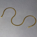Imperial Herringbone Chain in 10k Yellow Gold (5.00 mm) thumbnail 3