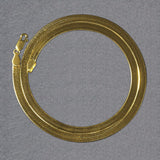 Imperial Herringbone Chain in 10k Yellow Gold (5.00 mm) thumbnail 4