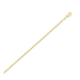 Moon Cut Bead Chain in 14k Yellow Gold (2.50 mm) thumbnail 1