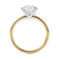 1 1/2 Carat Round Lab Grown IGI G/VS1 Diamond Solitaire Ring in 14K Yellow Gold