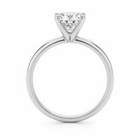 1 1/2 Carat Cushion Lab Grown IGI G/VS1 Diamond Solitaire Ring in 10K White Gold