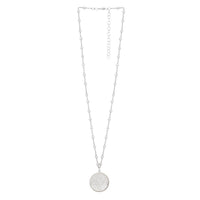 Sterling Silver Rhodium Plated Tree of Life Pendant Necklace