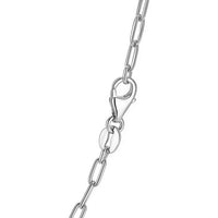 14K White Gold Delicate Paperclip Chain (2.10 mm)