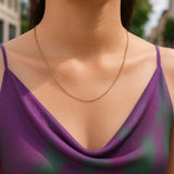 14k Rose Gold Round Cable Link Chain (1.50 mm) thumbnail 10