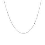 10k White Gold Classic Box Chain (0.45 mm) thumbnail 2