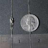 10k White Gold Classic Box Chain (0.45 mm)