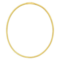 Gold Over Sterling Silver Cubogas Chain Necklace