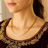 Gold Over Sterling Silver Cubogas Chain Necklace thumbnail 4