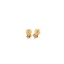 Load image into Gallery viewer, 10k Yellow Gold Round Stud Earrings (6mm)