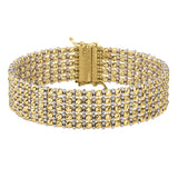 Medium Red Carpet Bracelet in 14K Two Tone Gold (14.10 mm) thumbnail 2