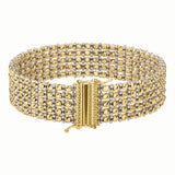 Medium Red Carpet Bracelet in 14K Two Tone Gold (14.10 mm) thumbnail 3