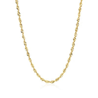 14k Yellow Gold Light Rope Chain (2.50 mm)