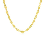 14k Yellow Gold Lite Anchor Chain (4.10 mm) thumbnail 2