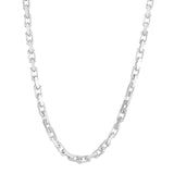 Sterling Silver Rhodium Plated French Cable Chain (5.60 mm) thumbnail 3