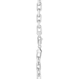 Sterling Silver Rhodium Plated French Cable Chain (5.60 mm) thumbnail 5